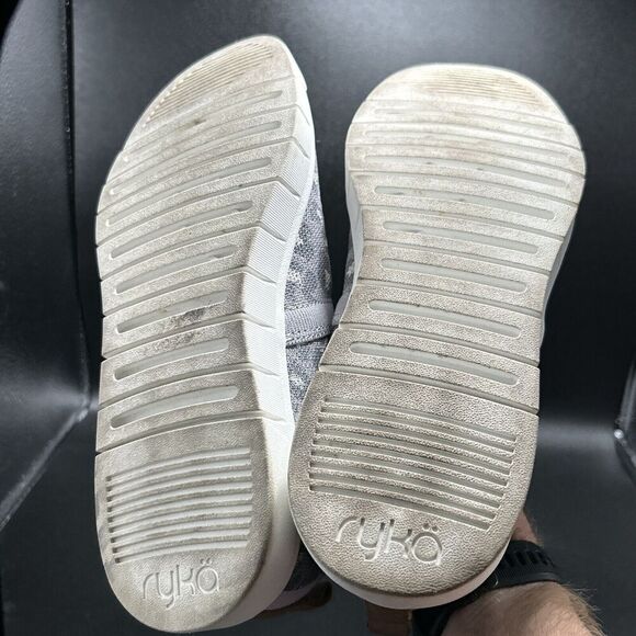 Ryka Slip On Shoe Women’s 8W Purple Animal Print Stretch Knit - Hera TINI - Picture 7 of 7